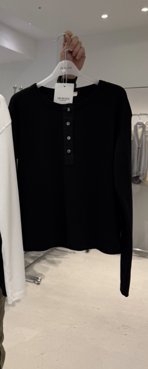 THE BRUNCH韓國直郵女裝新款26春夏推薦熱賣職業長袖T恤THE BRUNCH長袖T恤圖色2