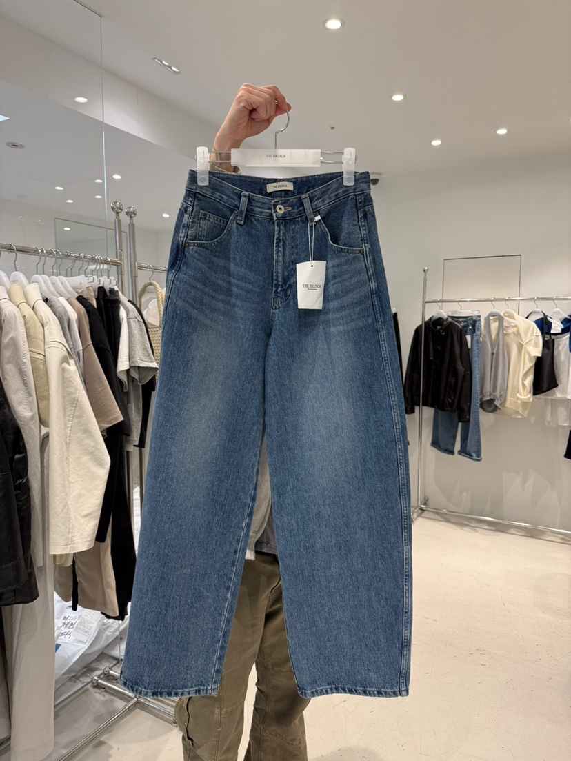 THE BRUNCH韓國東大門直郵女士新品休閑熱賣時尚人氣牛仔褲THE BRUNCH牛仔褲圖色1