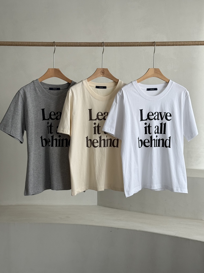 DEMAR韓國直郵實拍女士新品時尚人氣26春夏熱賣休閑推薦T恤DEMART恤