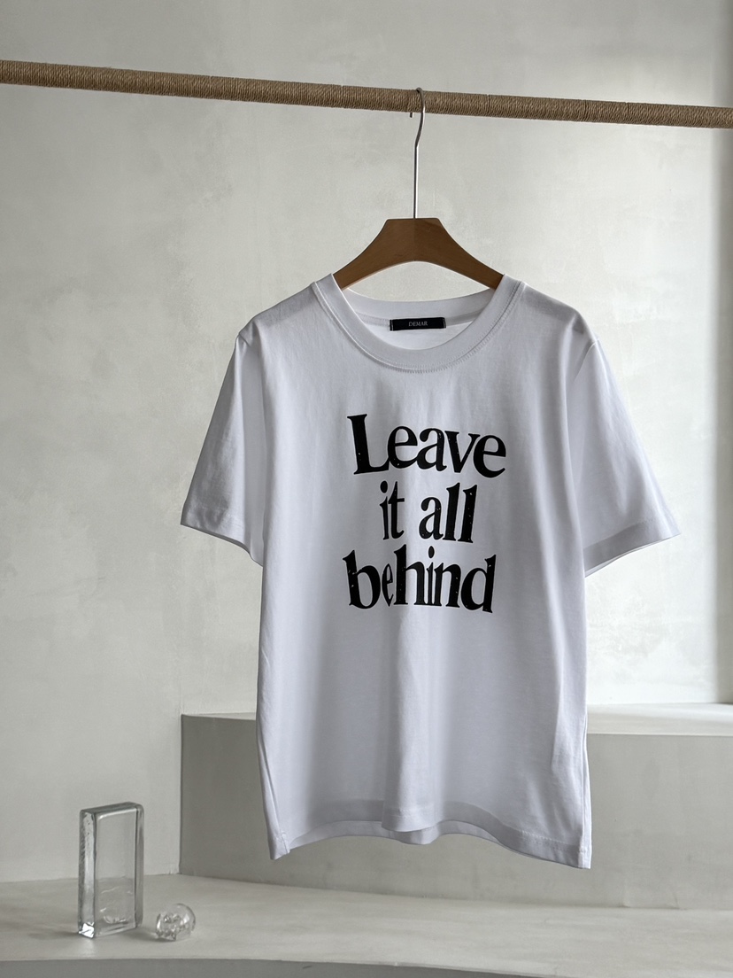 DEMAR韓國直郵實拍女士新品時尚人氣26春夏熱賣休閑推薦T恤DEMART恤圖色3