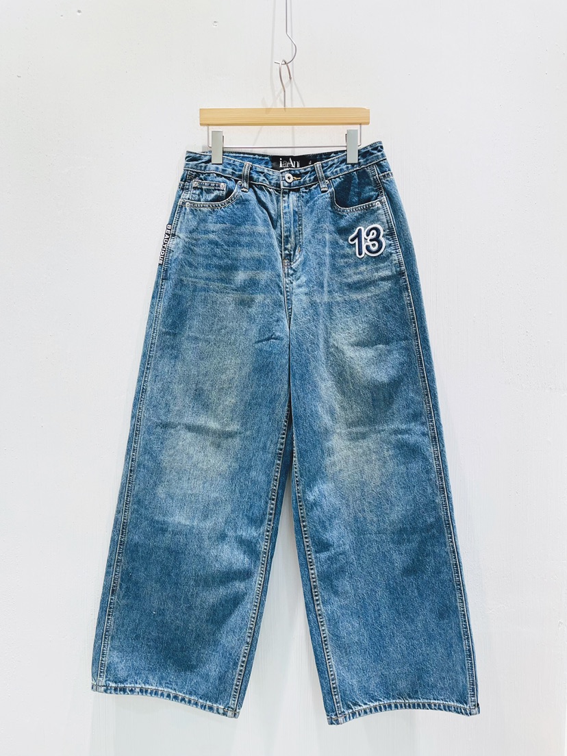 IAAN韓國東大門直郵女裝新品26春夏熱賣推薦休閑職業牛仔褲iaAn牛仔褲圖色1