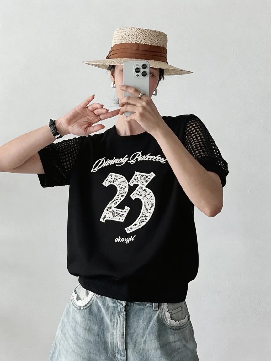 IAAN韓國直郵實拍女裝新款職業推薦時尚休閑26春夏熱賣T恤iaAnT恤