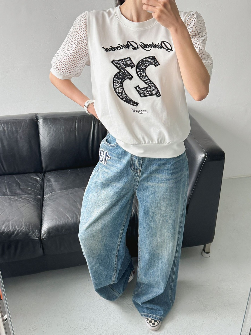 IAAN韓國直郵實拍女裝新款職業推薦時尚休閑26春夏熱賣T恤iaAnT恤