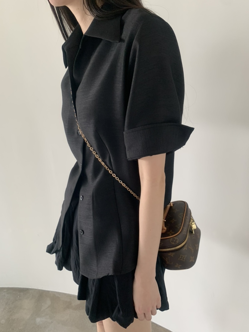 LE AVE韓國代購女士新款職業休閑推薦人氣時尚襯衫蕾絲衫LE AVE襯衫/蕾絲衫