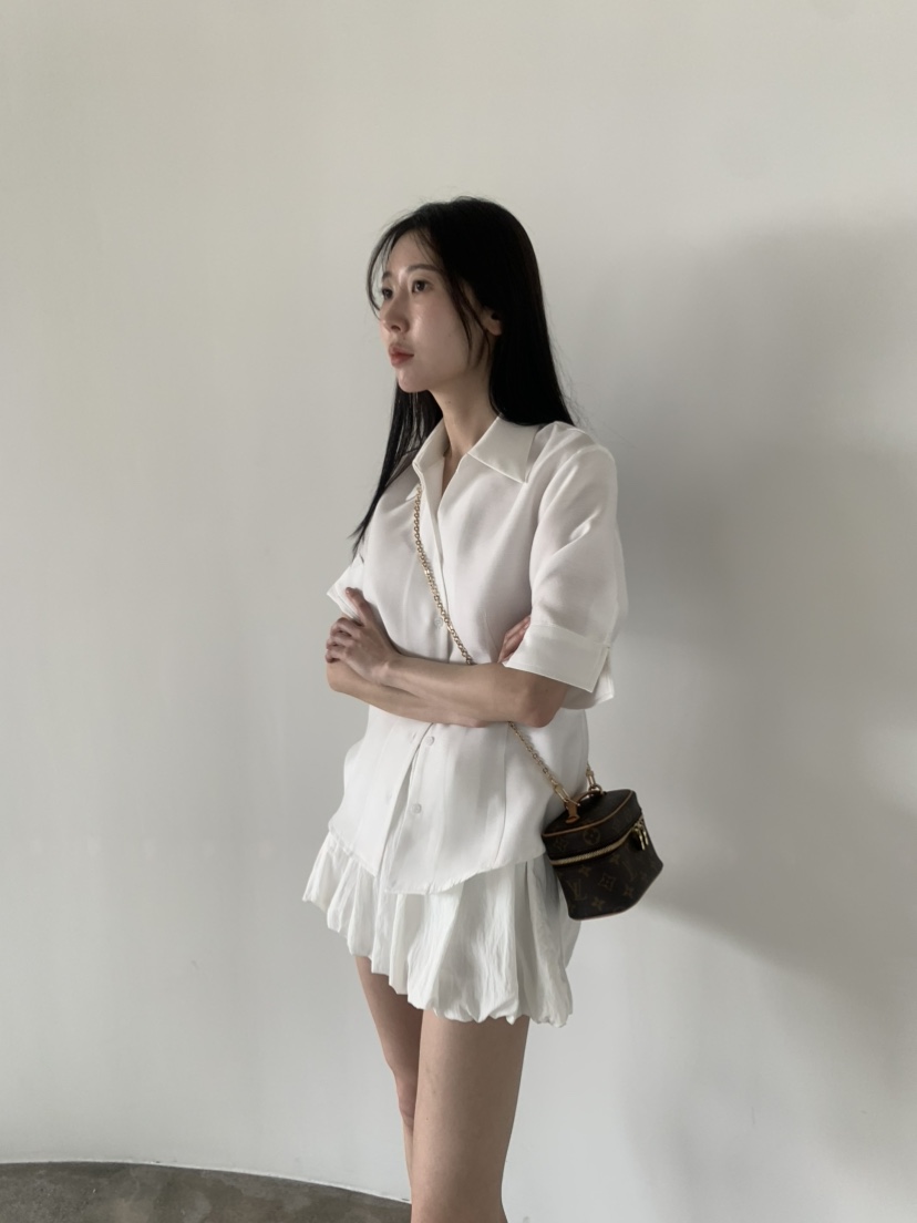 LE AVE韓國代購女士新款職業休閑推薦人氣時尚襯衫蕾絲衫LE AVE襯衫/蕾絲衫