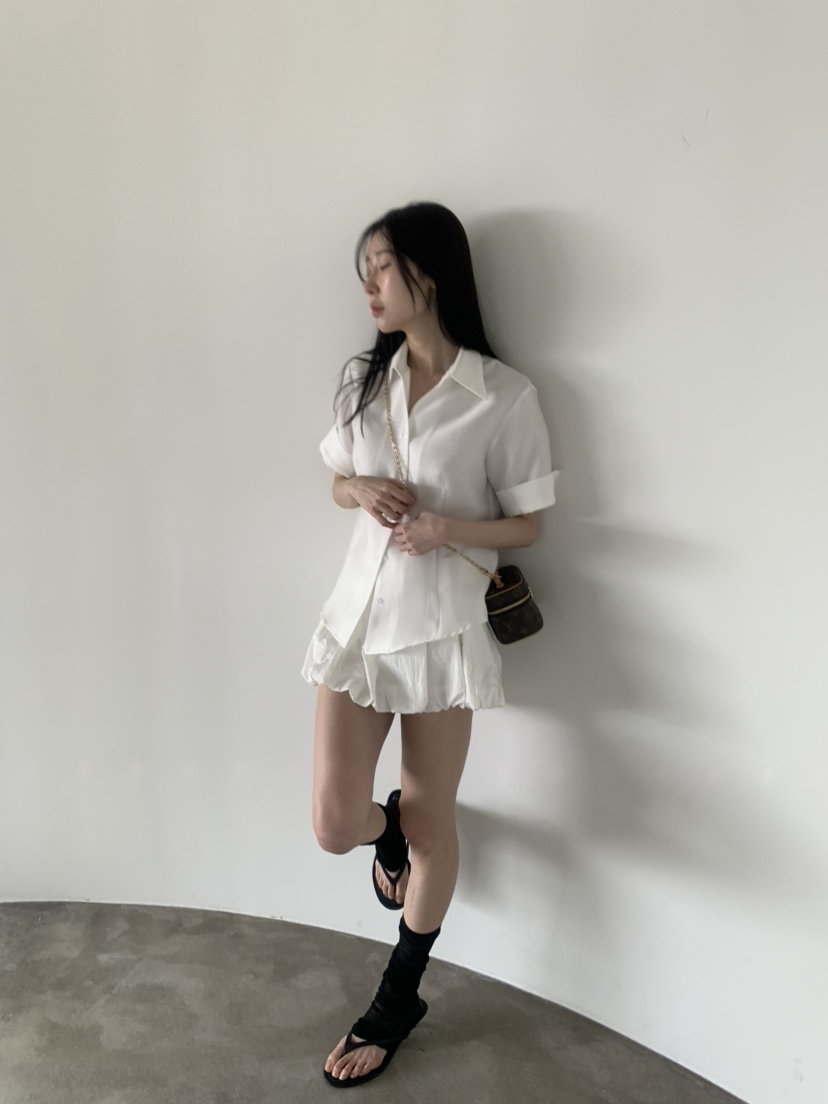 LE AVE韓國代購女士新款職業休閑推薦人氣時尚襯衫蕾絲衫LE AVE襯衫/蕾絲衫