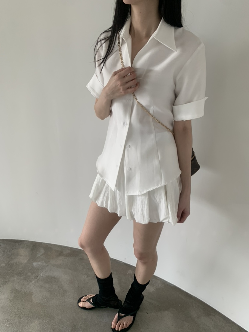 LE AVE韓國代購女士新款職業休閑推薦人氣時尚襯衫蕾絲衫LE AVE襯衫/蕾絲衫