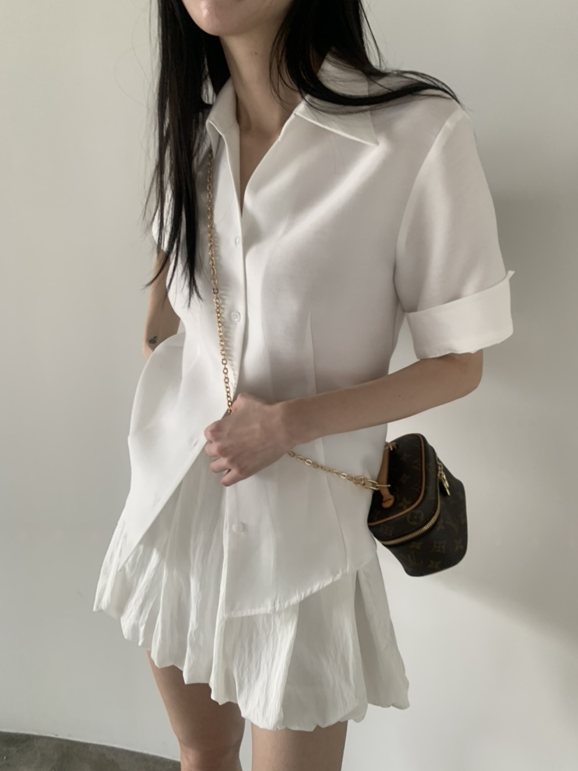 LE AVE韓國代購女士新款職業休閑推薦人氣時尚襯衫蕾絲衫LE AVE襯衫/蕾絲衫