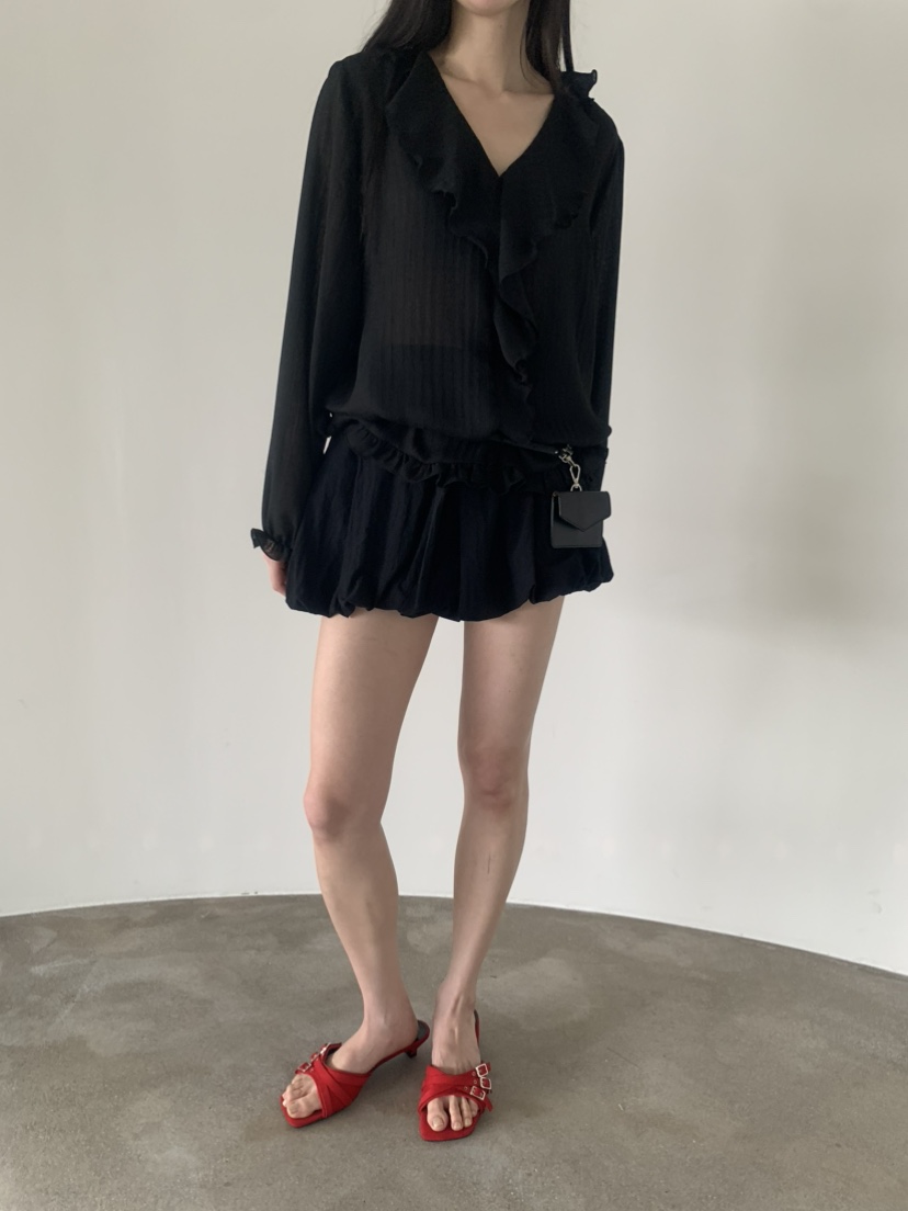 LE AVE韓國東大門代購女裝新品熱賣推薦休閑26春夏裙褲南瓜裙LE AVE裙褲