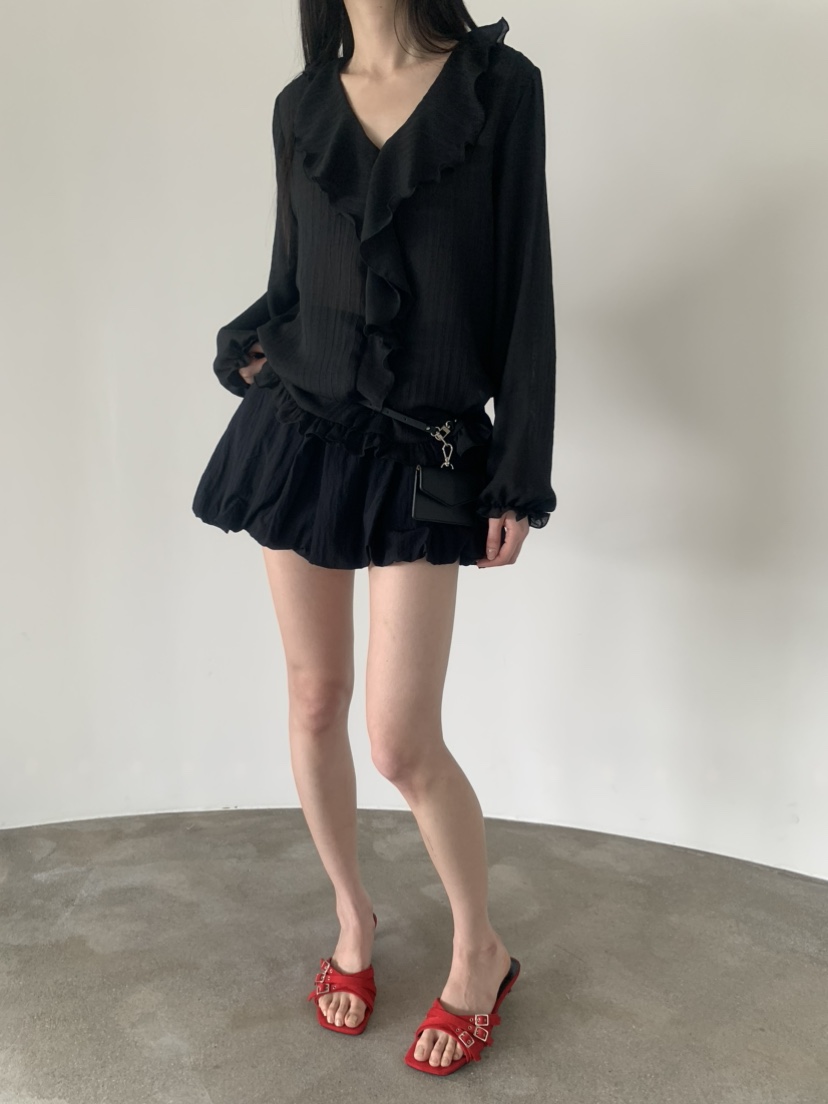 LE AVE韓國東大門代購女裝新品熱賣推薦休閑26春夏裙褲南瓜裙LE AVE裙褲