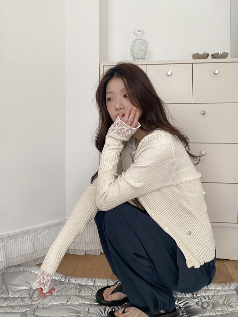 ERUME韓國代購女士新款熱賣時尚休閑26春夏人氣推薦針織衫ERUME針織衫