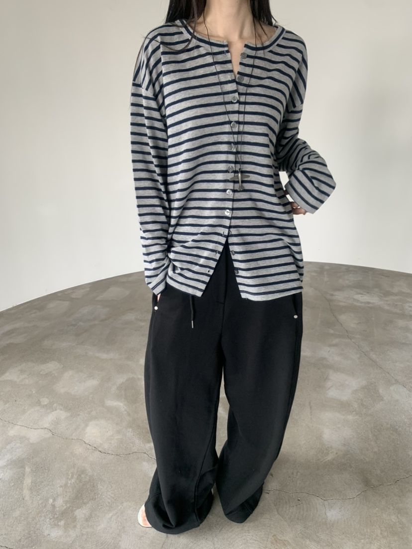 LE AVE韓國代購女裝新品職業時尚推薦熱賣休閑人氣長袖T恤LE AVE長袖T恤