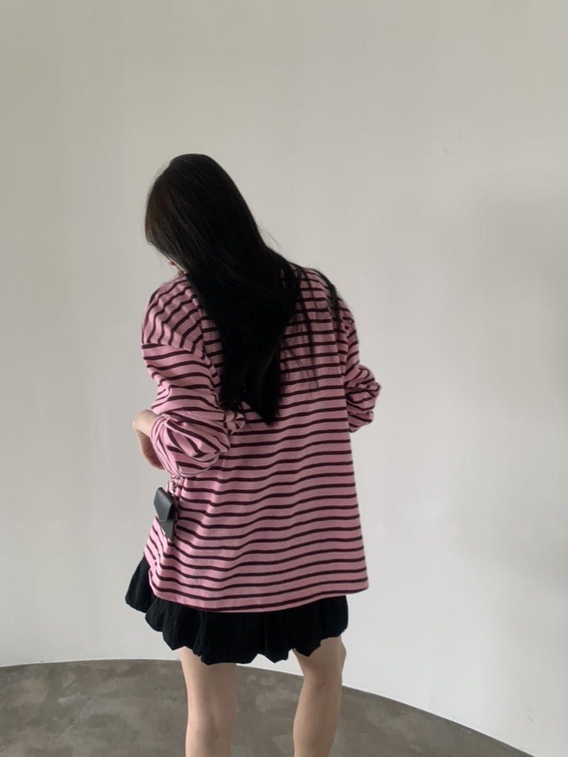 LE AVE韓國代購女裝新品職業時尚推薦熱賣休閑人氣長袖T恤LE AVE長袖T恤