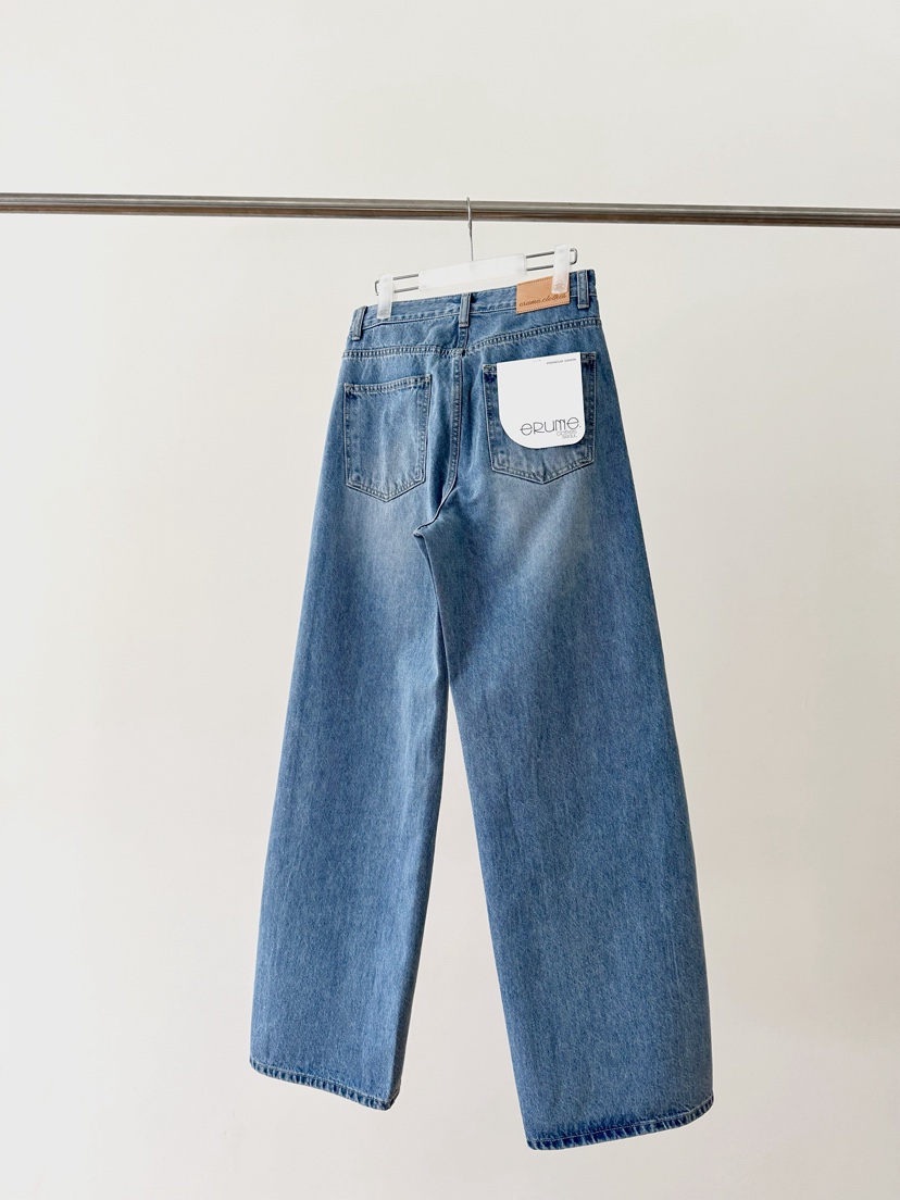 ERUME韓國直郵實拍女裝新品休閑人氣時尚26春夏熱賣牛仔褲ERUME牛仔褲