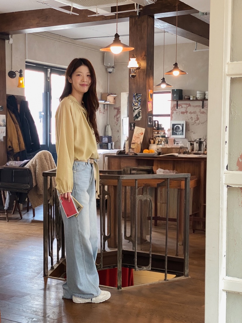 ERUME韓國直郵實拍女裝新品休閑人氣時尚26春夏熱賣牛仔褲ERUME牛仔褲