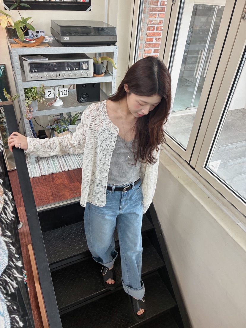 ERUME韓國直郵實拍女裝新品休閑人氣時尚26春夏熱賣牛仔褲ERUME牛仔褲