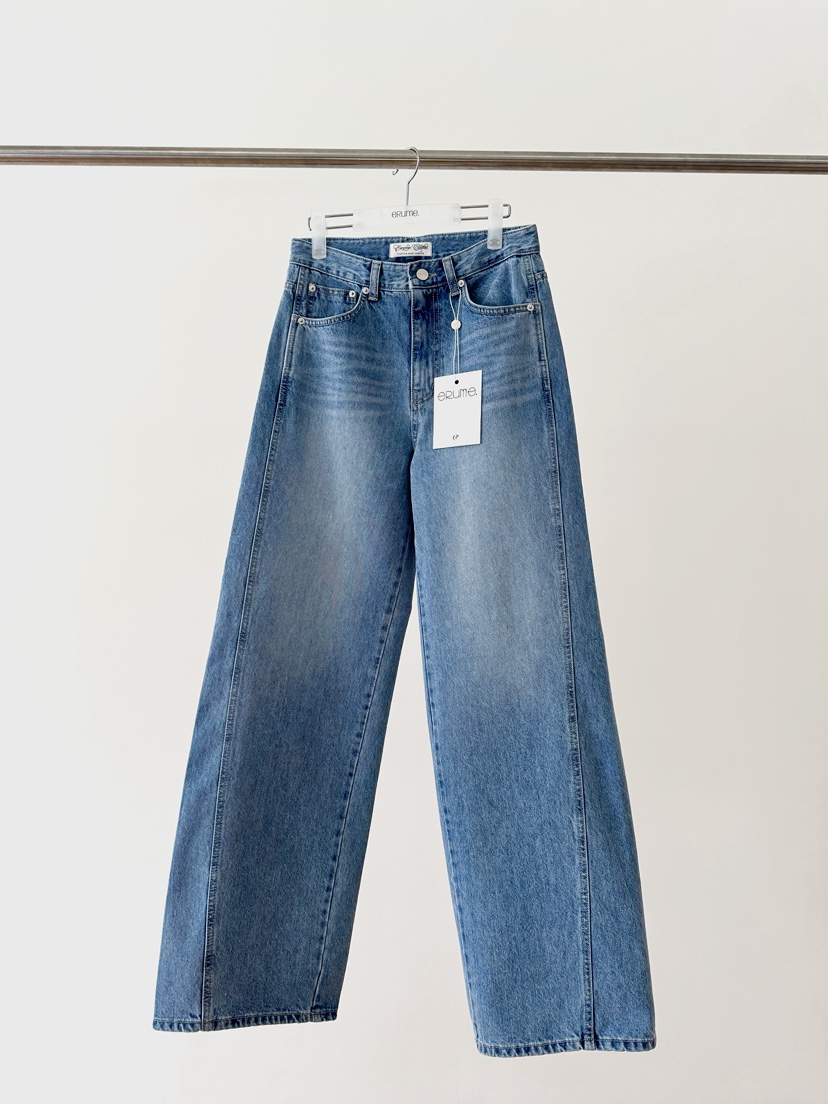 ERUME韓國直郵實拍女裝新品休閑人氣時尚26春夏熱賣牛仔褲ERUME牛仔褲圖色2