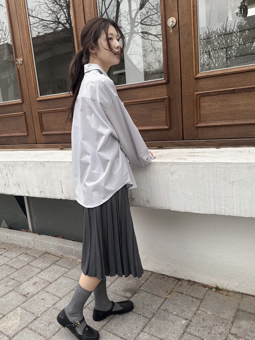 ERUME韓國直郵女士新款26春夏職業熱賣時尚休閑襯衫蕾絲衫ERUME襯衫/蕾絲衫