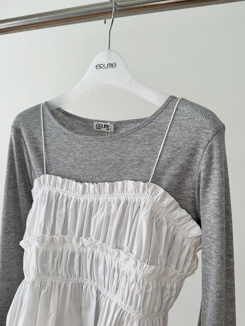 ERUME韓國東大門代購女士新款時尚職業26春夏人氣吊帶背心ERUME吊帶/背心