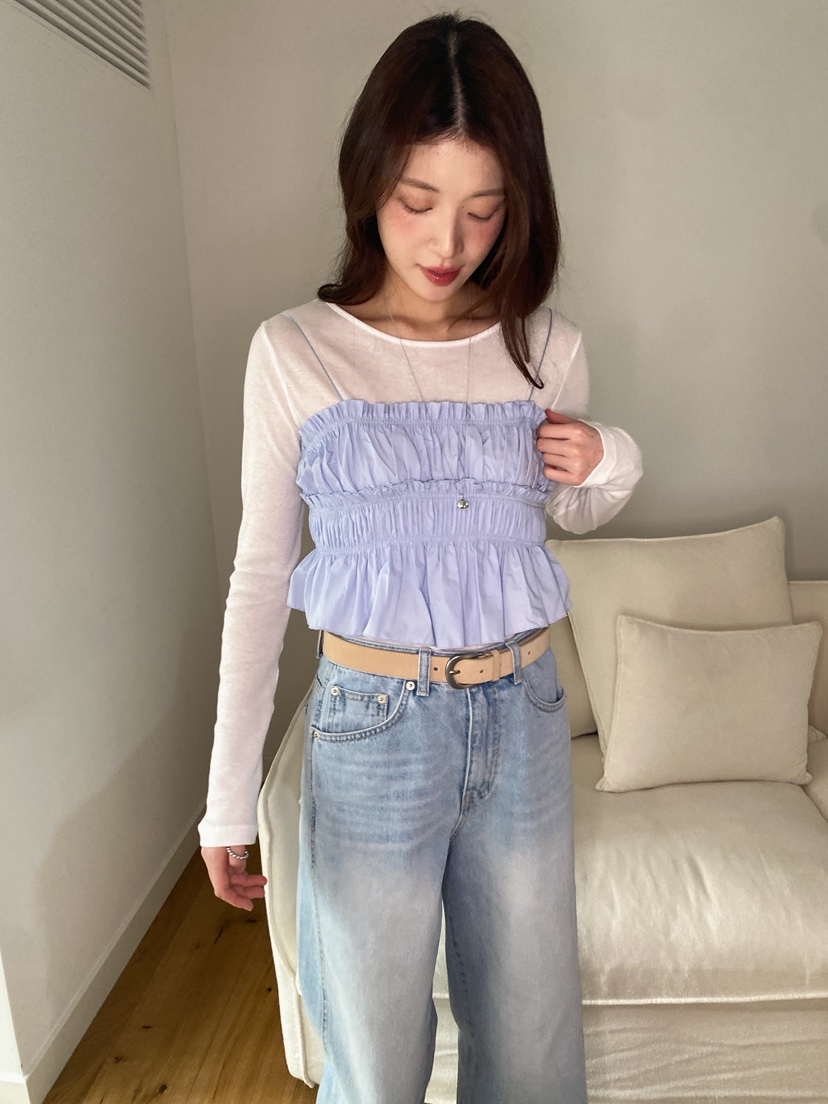 ERUME韓國東大門代購女士新款時尚職業26春夏人氣吊帶背心ERUME吊帶/背心