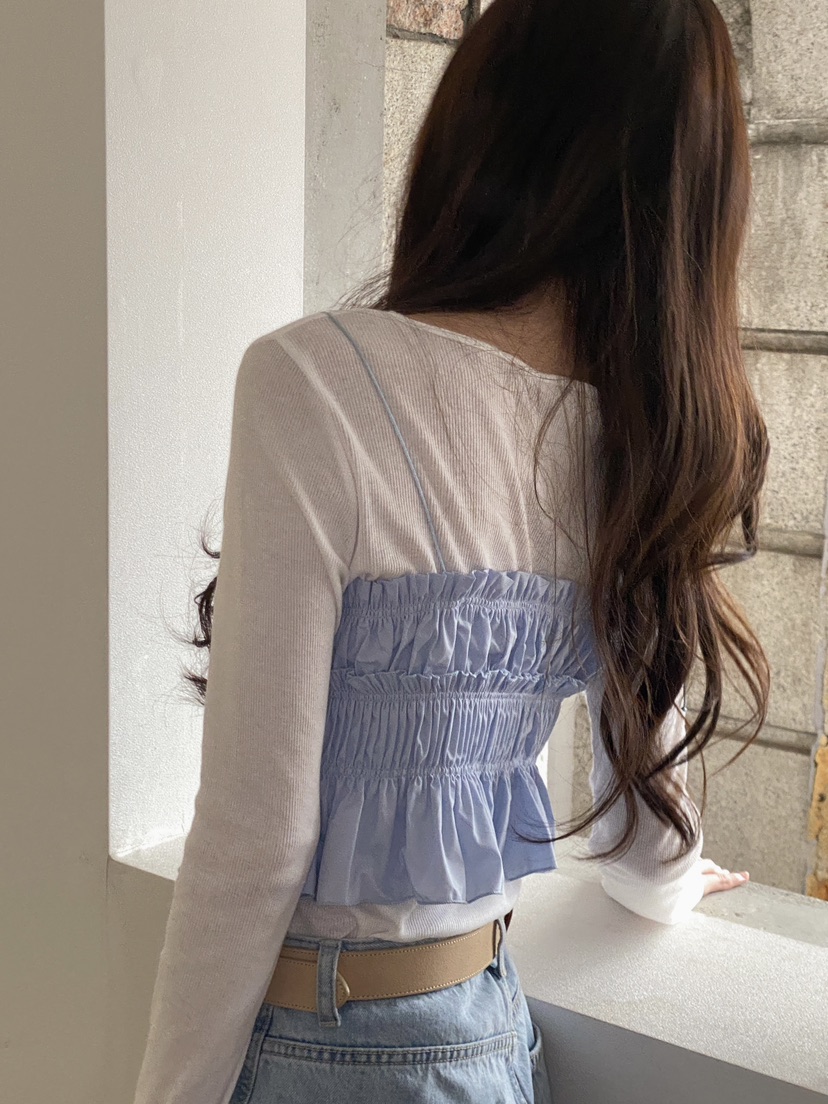 ERUME韓國東大門代購女士新款時尚職業26春夏人氣吊帶背心ERUME吊帶/背心