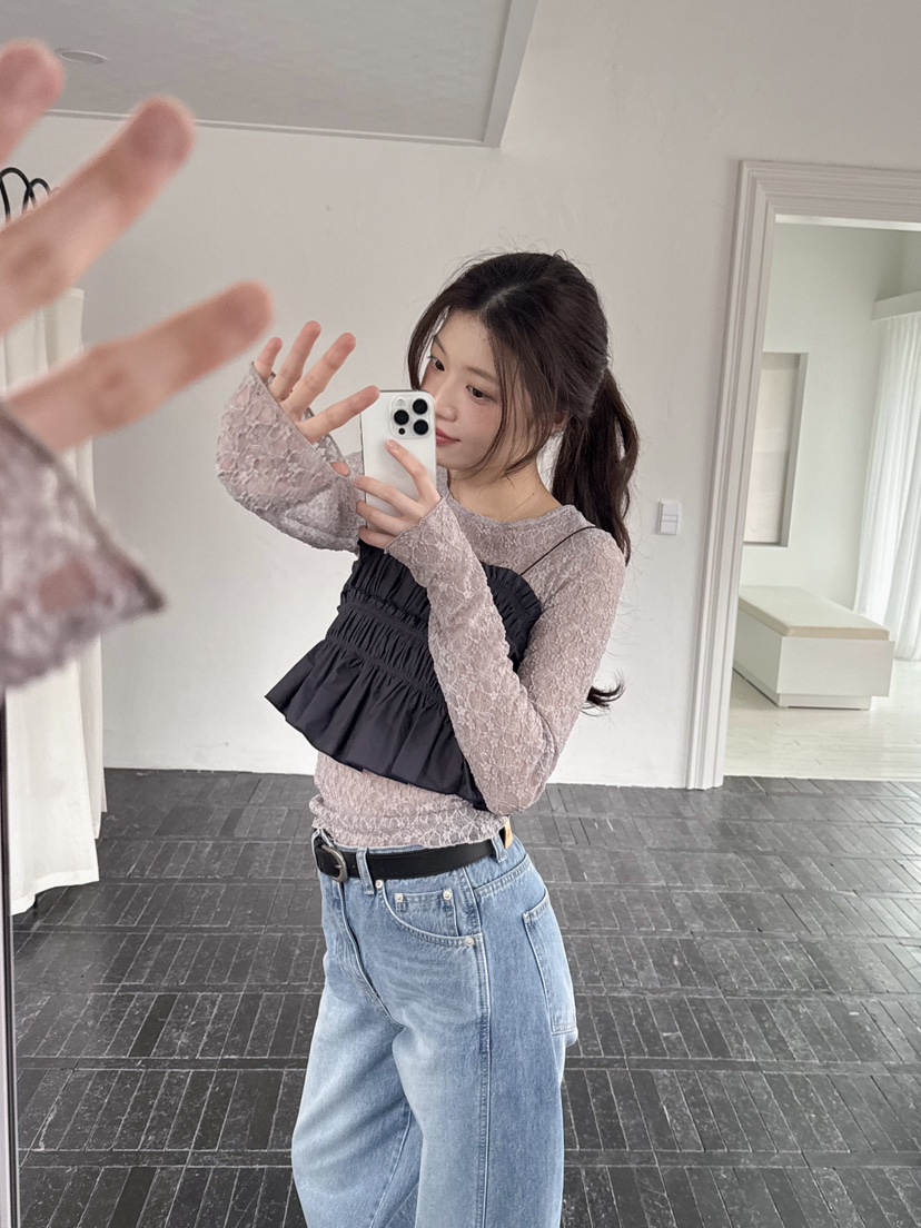 ERUME韓國東大門代購女士新款時尚職業26春夏人氣吊帶背心ERUME吊帶/背心