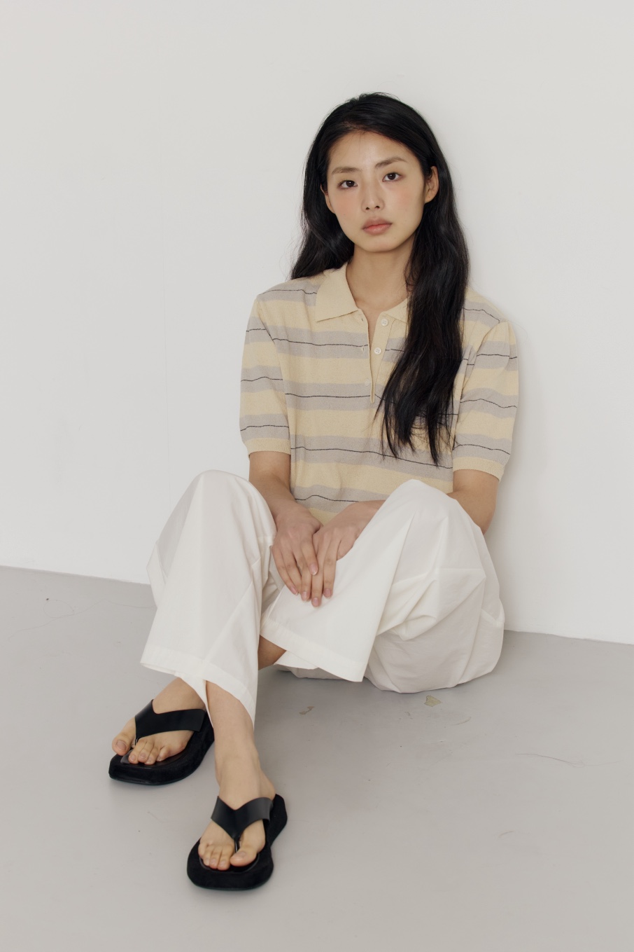 AMY GRACE-A韓國東大門代購女士新款休閑時尚推薦針織衫AMY GRACE-A針織衫