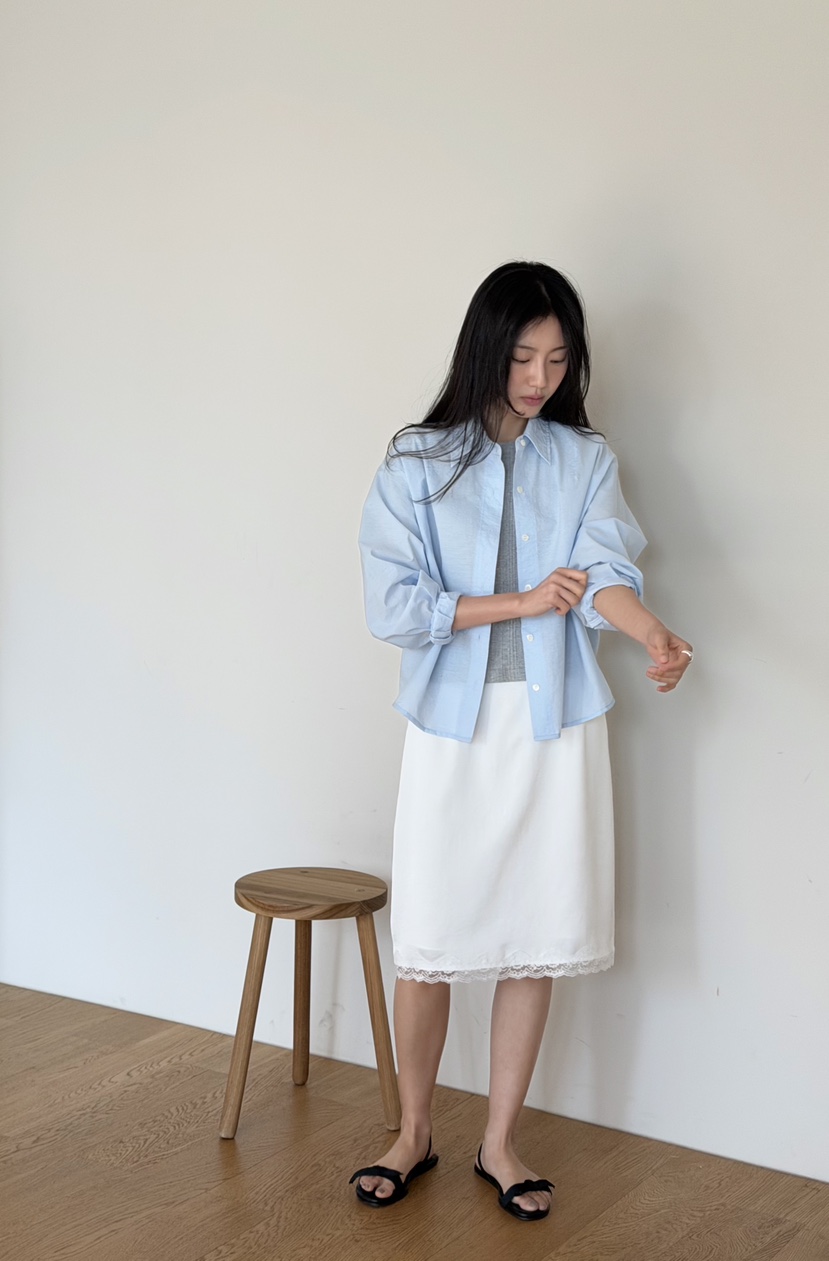 AMY GRACE-A韓國東大門直郵女裝新品人氣推薦襯衫蕾絲衫AMY GRACE-A襯衫/蕾絲衫