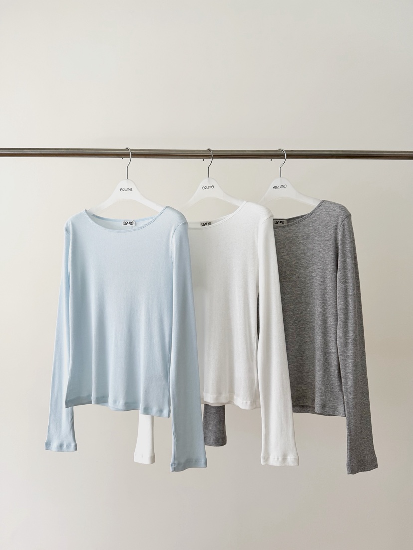 ERUME韓國東大門代購女裝新品休閑人氣26春夏熱賣長袖T恤ERUME長袖T恤