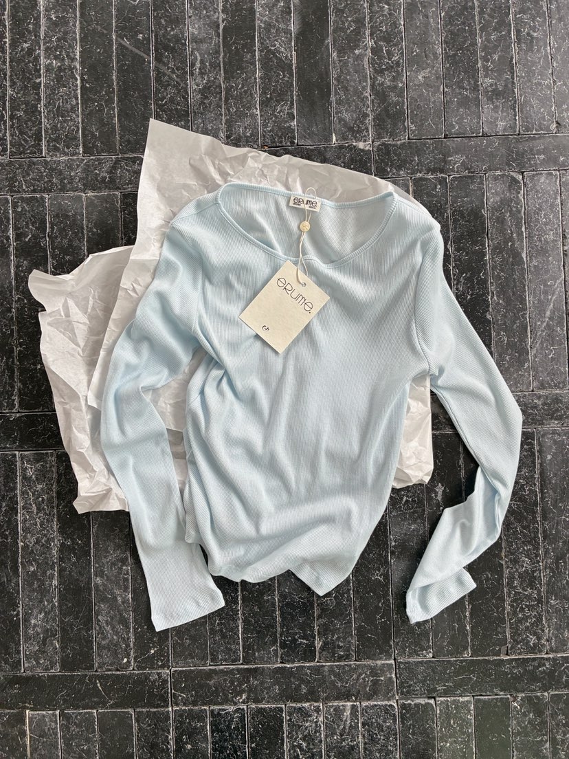 ERUME韓國東大門代購女裝新品休閑人氣26春夏熱賣長袖T恤ERUME長袖T恤