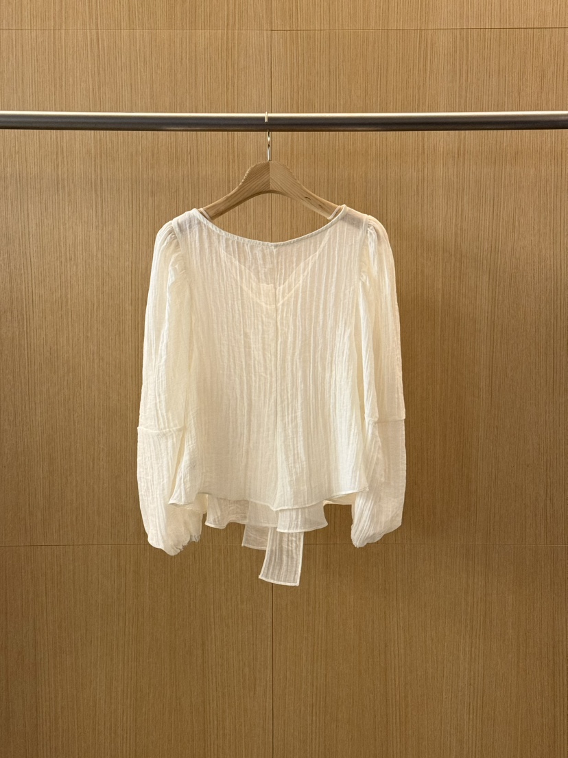 CULLUM韓國代購女士新款推薦熱賣26春夏襯衫蕾絲衫兩面穿CULLUM襯衫/蕾絲衫