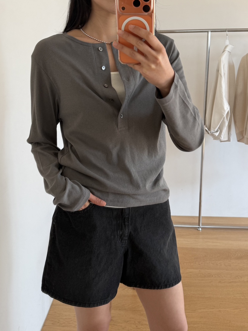 AMY GRACE-A韓國代購女裝新款時尚休閑推薦熱賣長袖T恤AMY GRACE-A長袖T恤