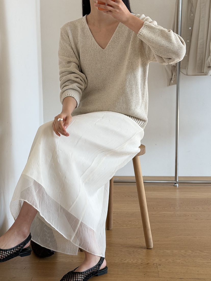 AMY GRACE-A韓國東大門直郵女士新品職業推薦26春夏針織衫AMY GRACE-A針織衫