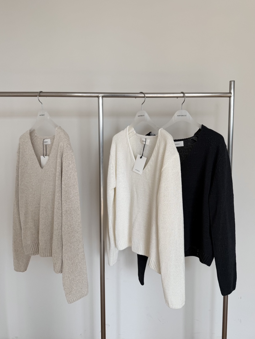 AMY GRACE-A韓國東大門直郵女士新品職業推薦26春夏針織衫AMY GRACE-A針織衫