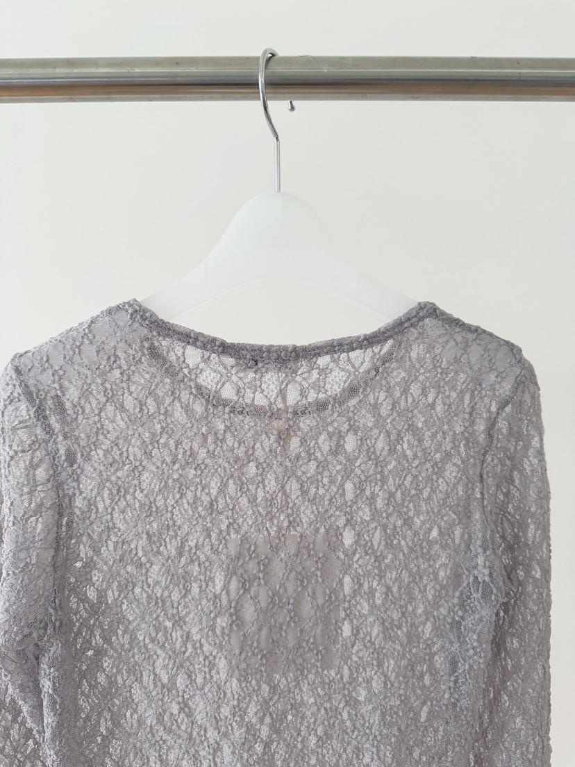 ERUME韓國直郵女士新款休閑時尚26春夏推薦熱賣長袖T恤蕾絲ERUME長袖T恤