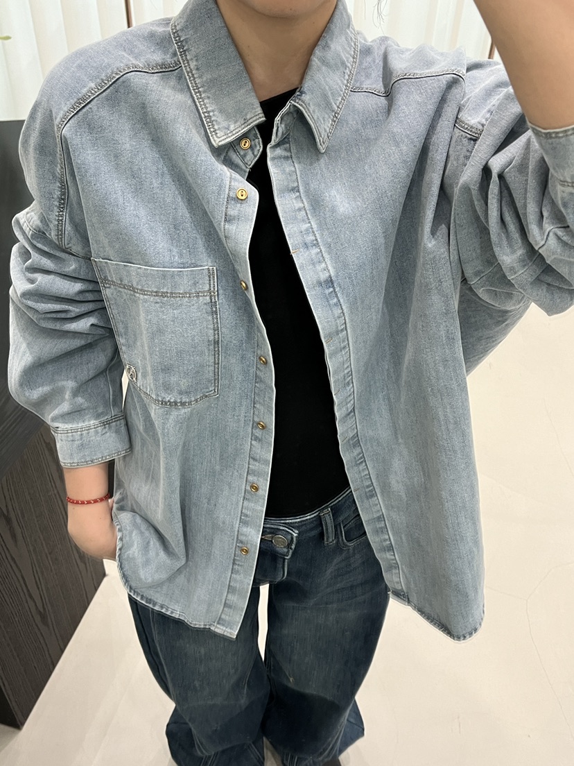 NEOUL韓國代購女裝新品熱賣時尚推薦休閑職業人氣襯衫蕾絲衫NEOUL/ahin雙領標簽襯衫/蕾絲衫