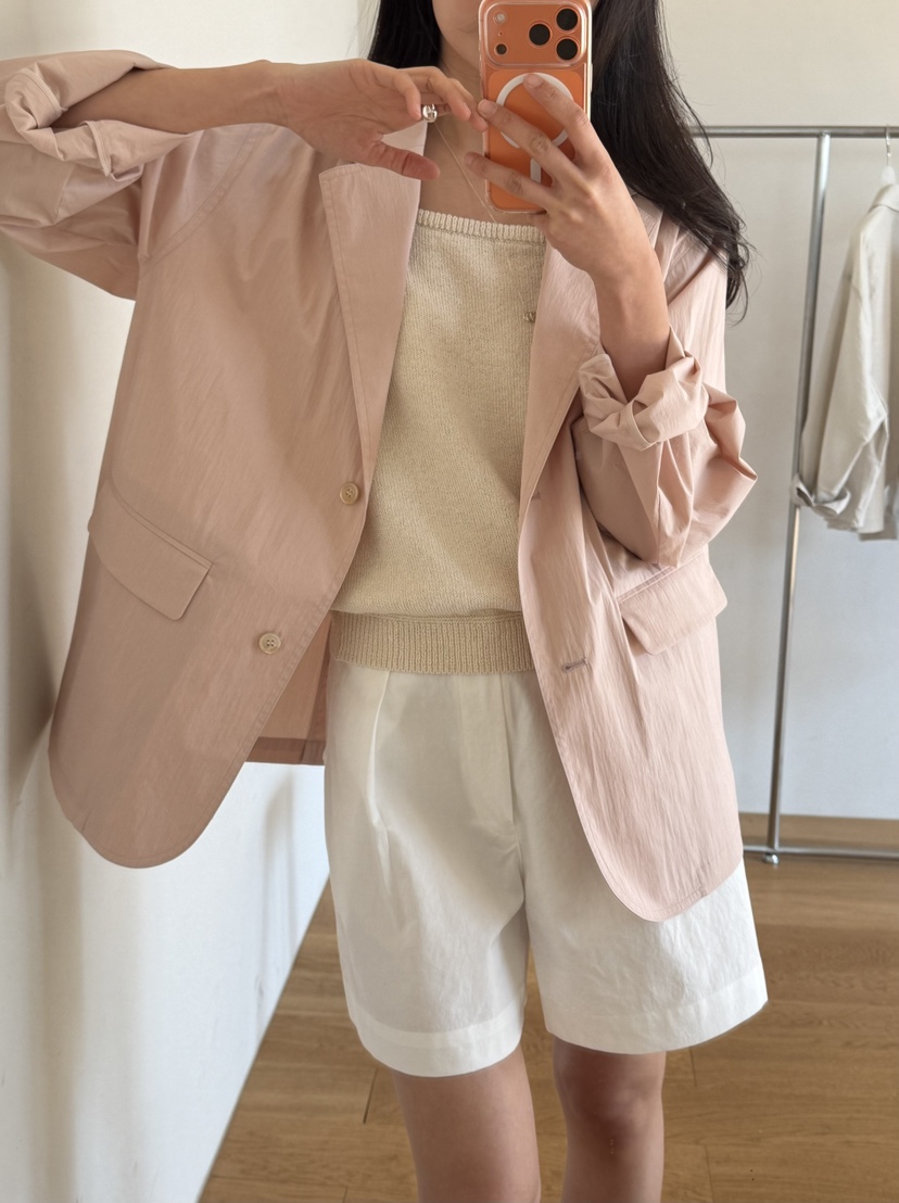 AMY GRACE-A韓國直郵實拍女裝新品人氣26春夏職業夾克棉AMY GRACE-A夾克