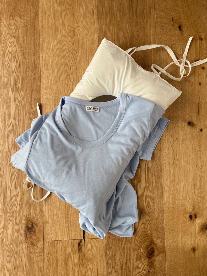 ERUME韓國直郵實拍女士新款時尚熱賣推薦職業26春夏人氣T恤ERUMET恤