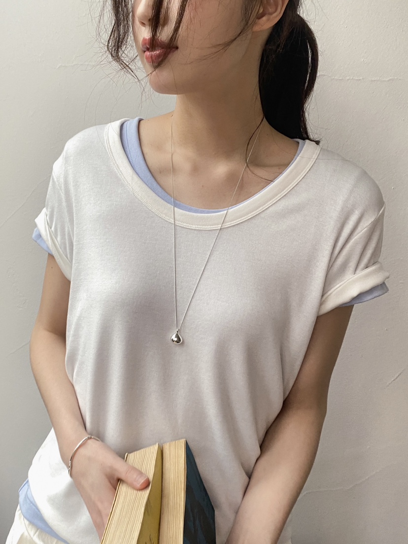 ERUME韓國直郵實拍女士新款時尚熱賣推薦職業26春夏人氣T恤ERUMET恤