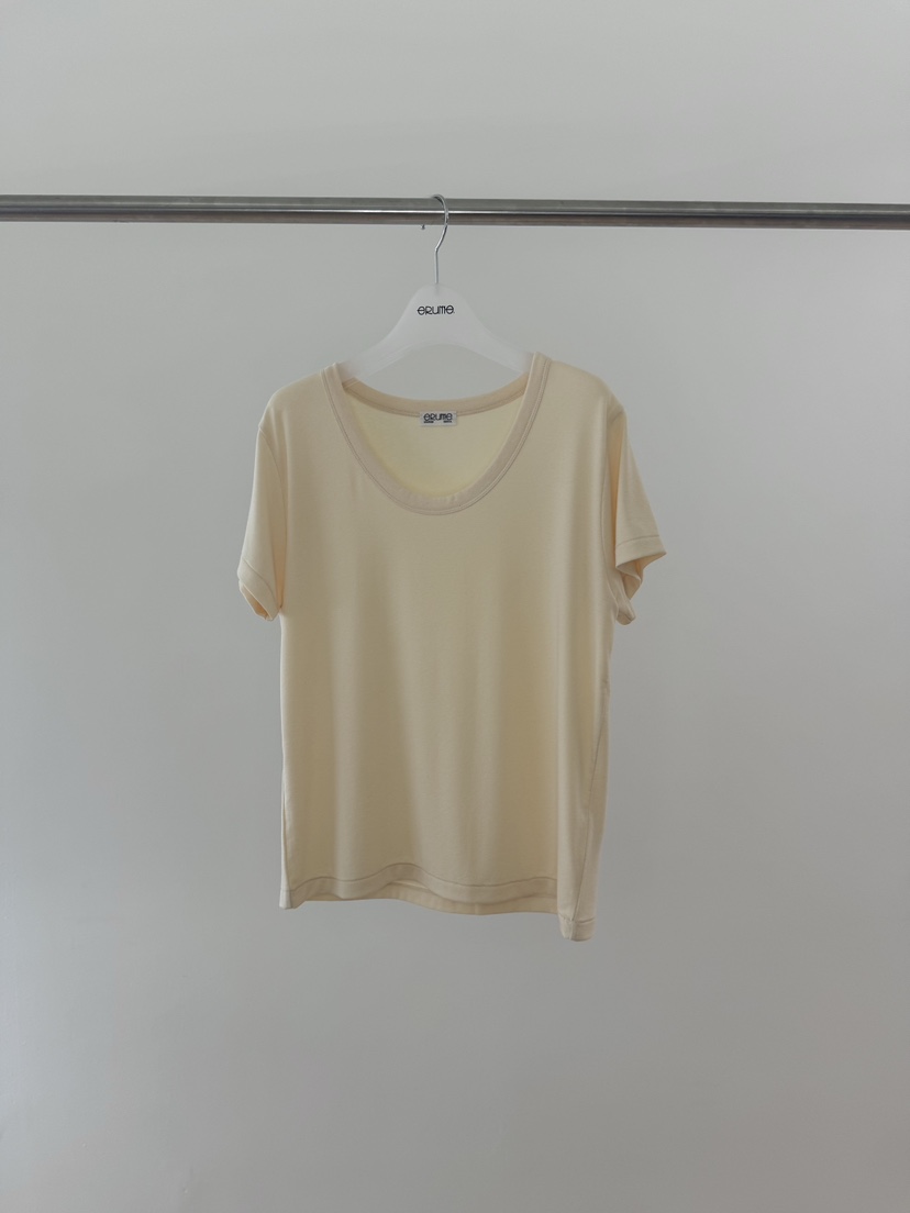 ERUME韓國直郵實拍女士新款時尚熱賣推薦職業26春夏人氣T恤ERUMET恤圖色2