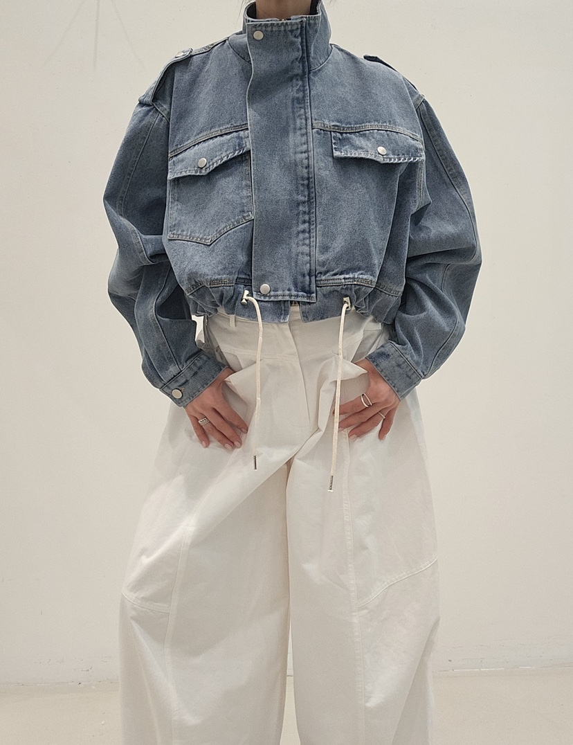 NEOUL韓國代購女裝新品推薦時尚職業休閑人氣26春夏熱賣夾克NEOUL/ahin雙領標簽夾克