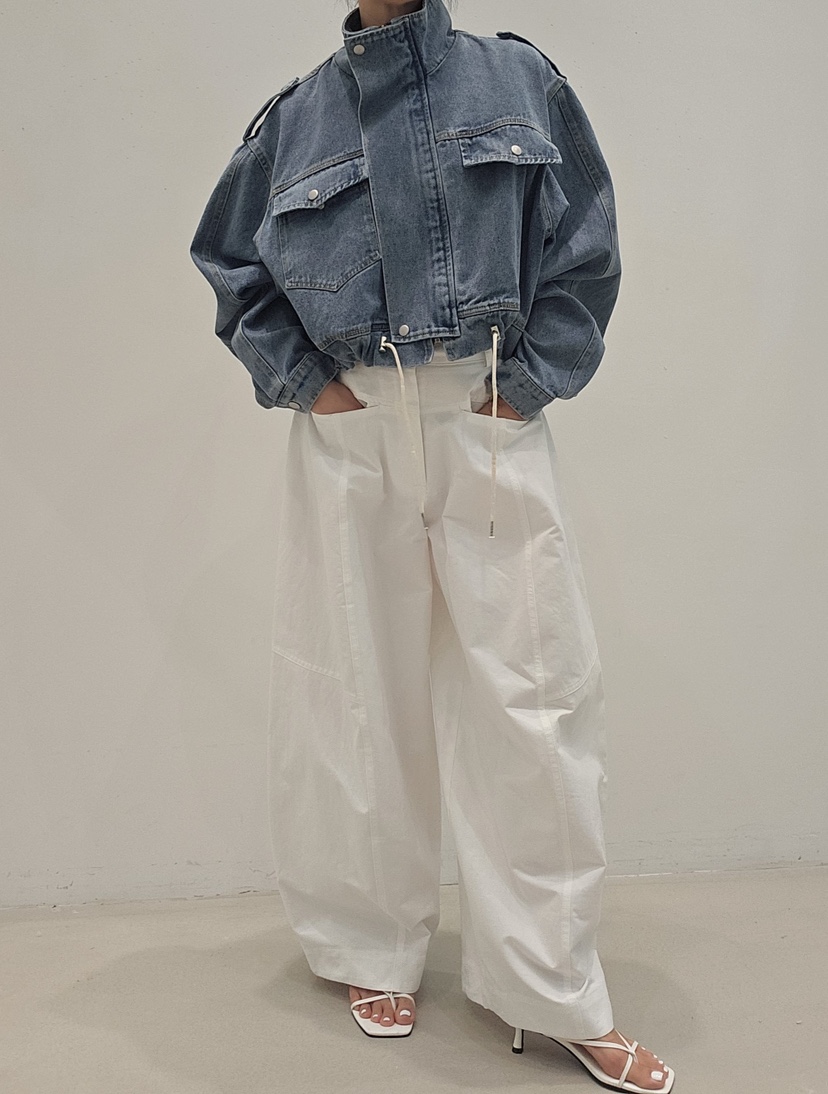 NEOUL韓國代購女裝新品推薦時尚職業休閑人氣26春夏熱賣夾克NEOUL/ahin雙領標簽夾克