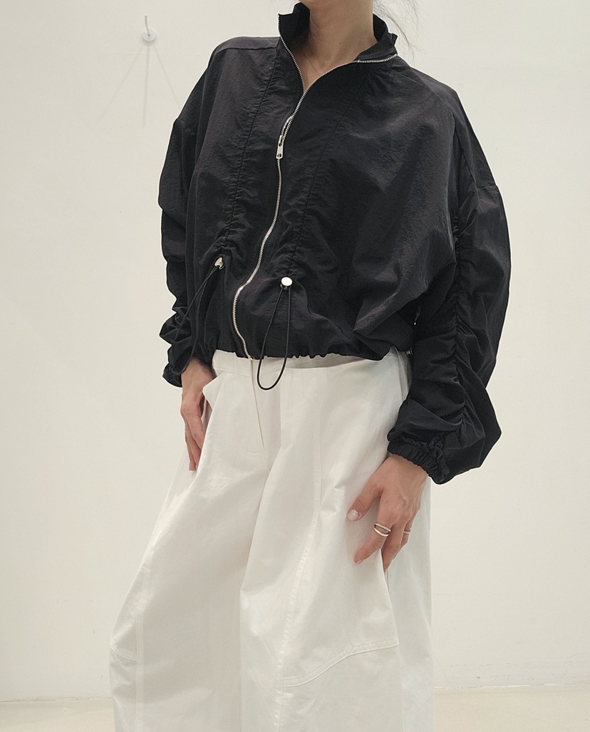 NEOUL韓國東大門代購女裝新品人氣熱賣時尚26春夏職業夾克NEOUL/ahin雙領標簽夾克