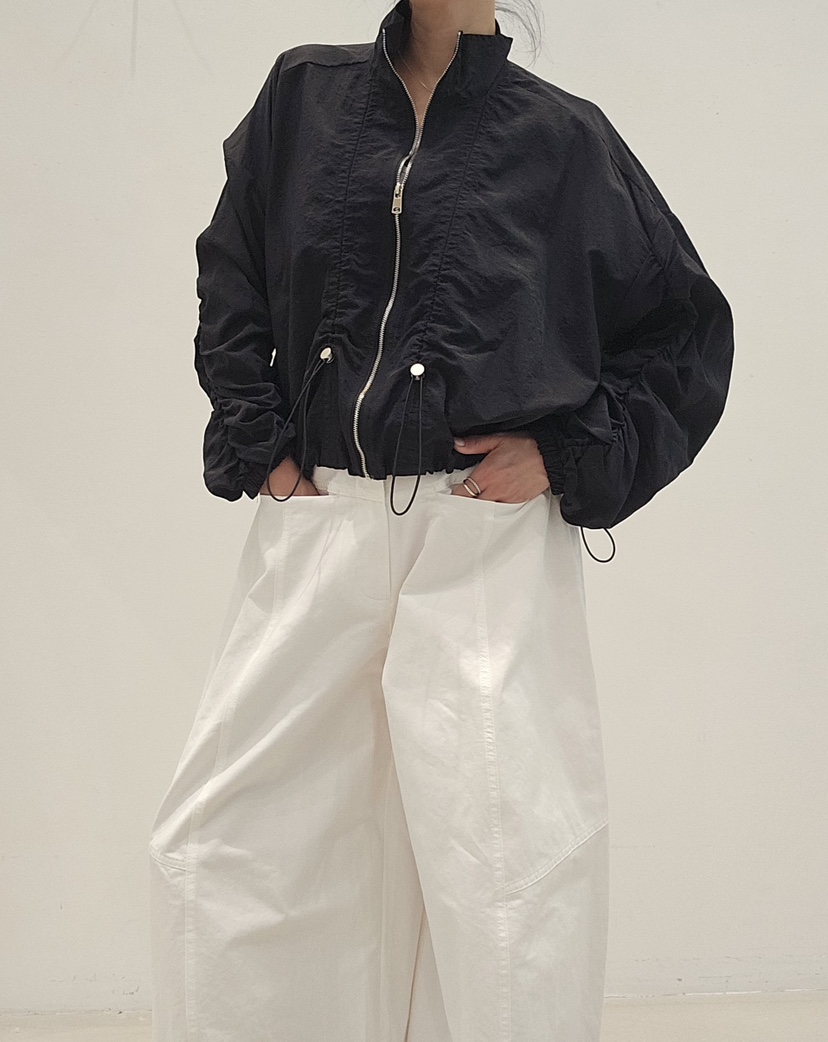 NEOUL韓國東大門代購女裝新品人氣熱賣時尚26春夏職業夾克NEOUL/ahin雙領標簽夾克