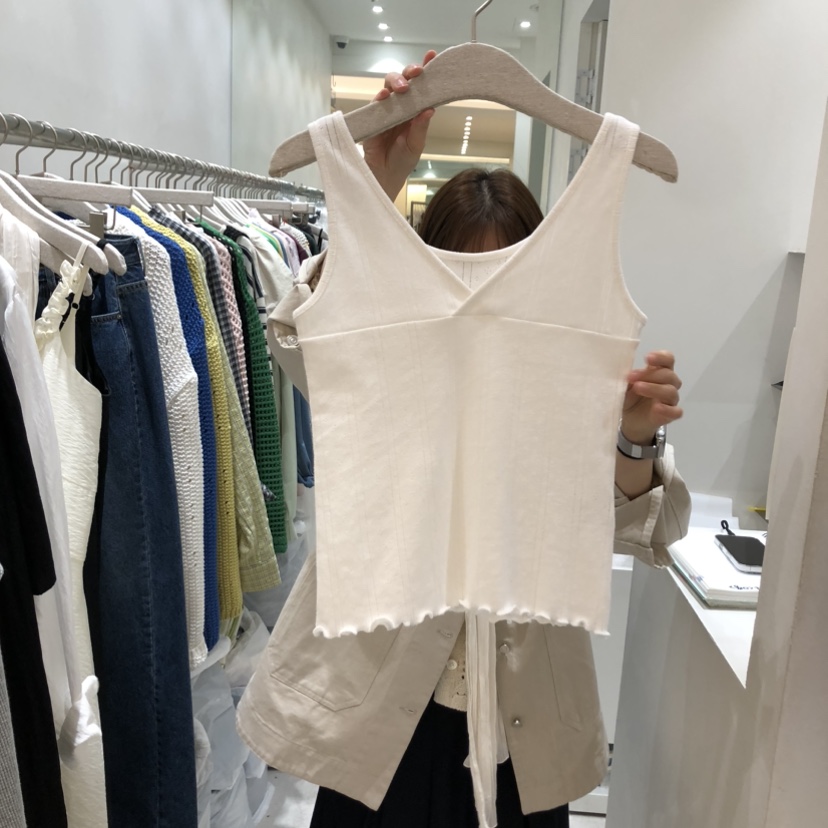 ASOME韓國東大門直郵女裝新品熱賣推薦時尚人氣休閑吊帶背心A.SOME吊帶/背心圖色1