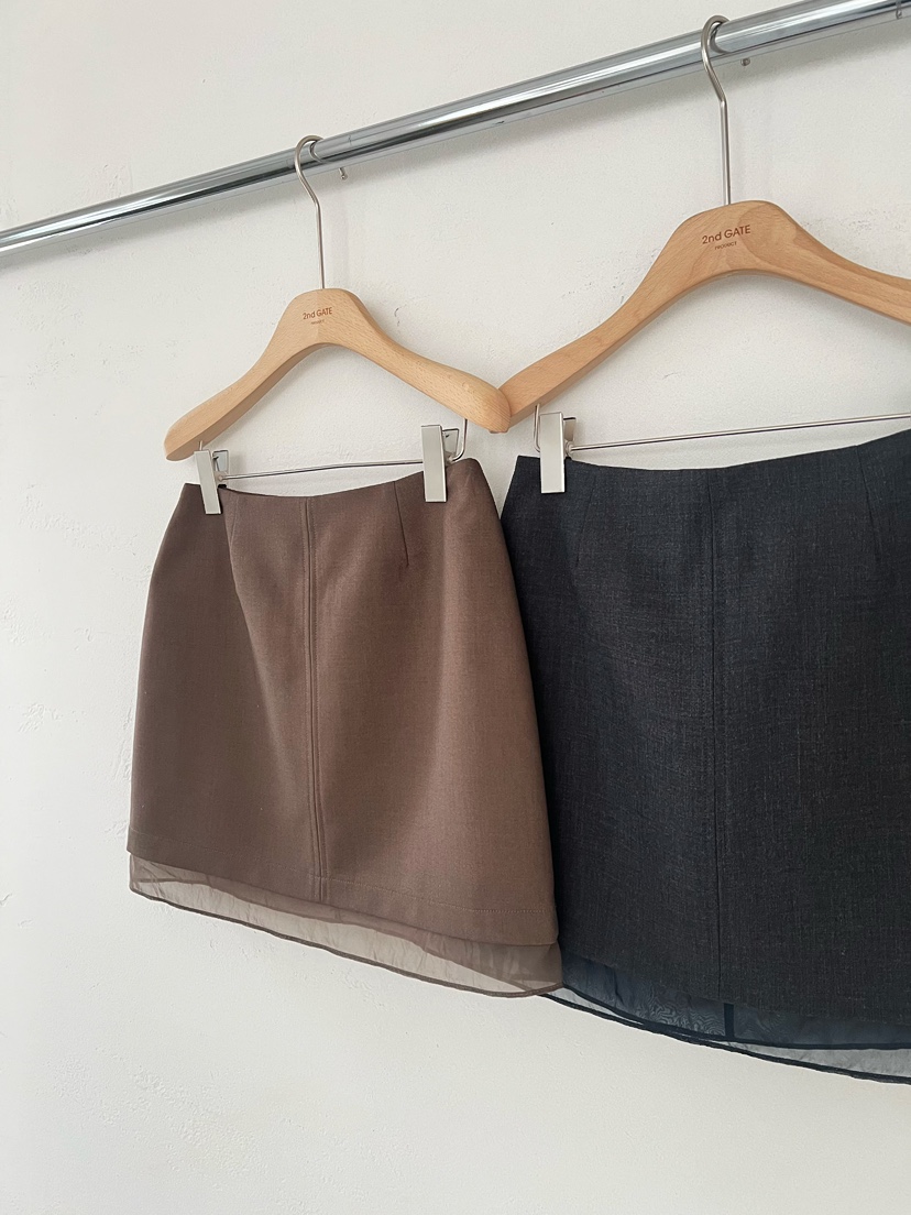 2ND GATE韓國東大門直郵女士新款26春夏推薦休閑職業短裙2ND GATE短裙