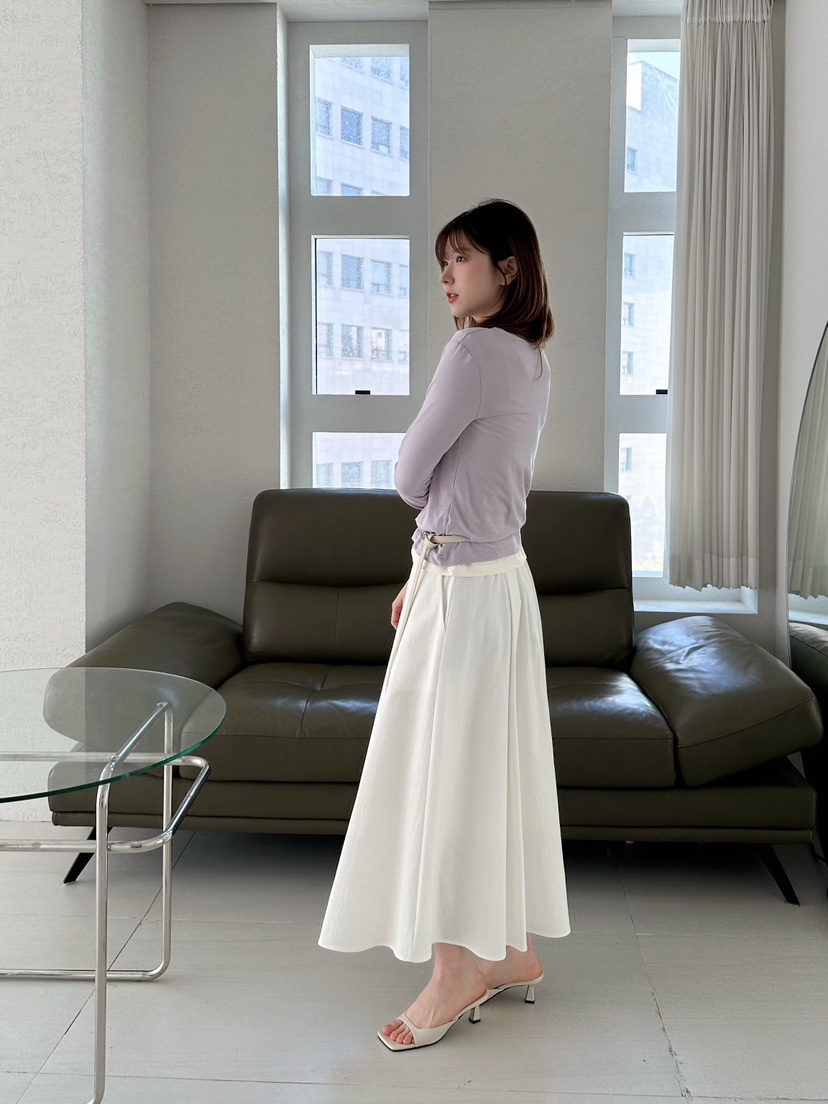 2ND GATE韓國直郵實拍女裝新款職業休閑熱賣時尚26春夏長裙2ND GATE長裙