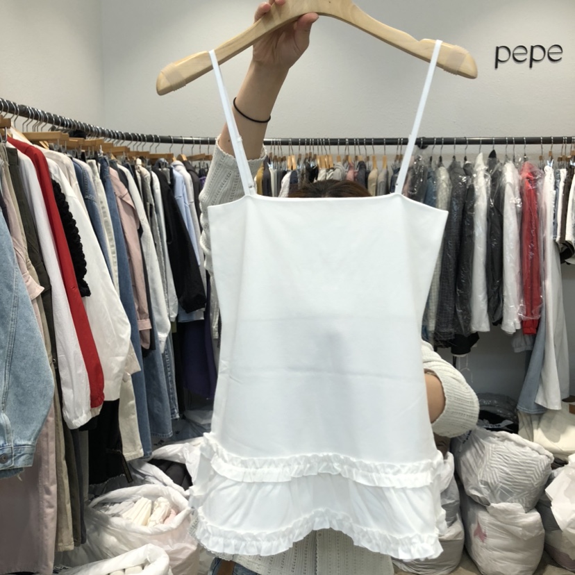 ALMOND PEPE韓國東大門代購女士新品人氣推薦時尚吊帶背心ALMOND PEPE吊帶/背心圖色3