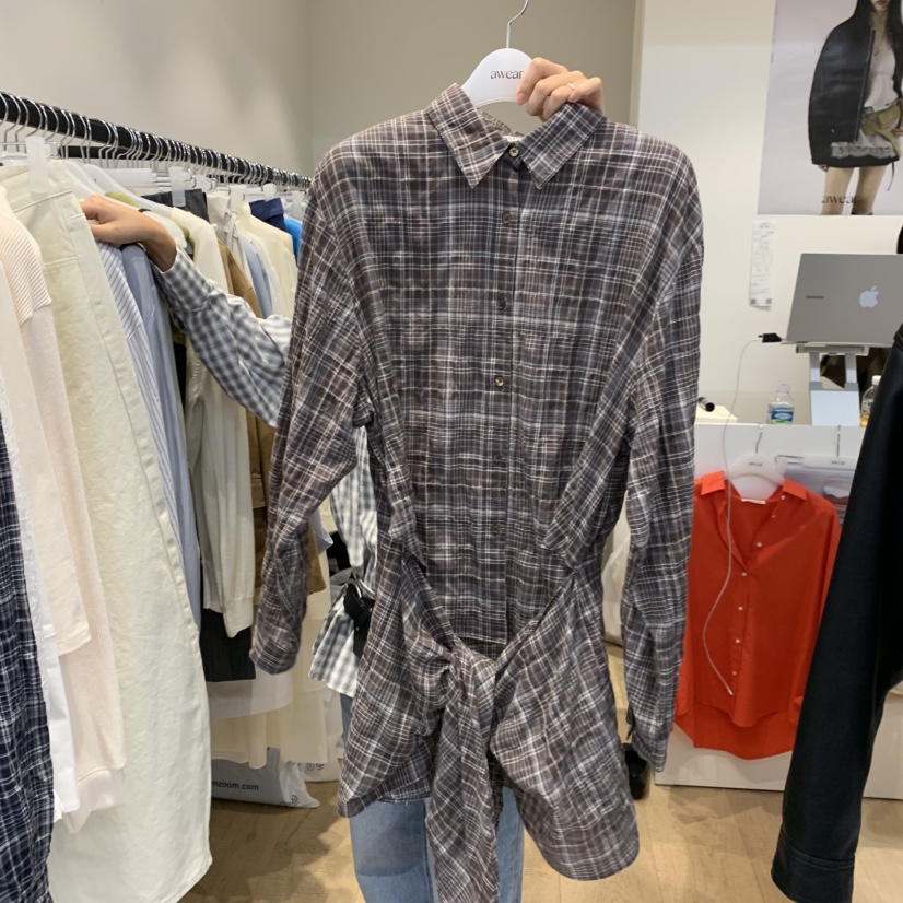 RUMIRU/AWEAR韓國直郵實拍女士新款人氣襯衫蕾絲衫不含內搭awear/RUMIRU襯衫/蕾絲衫圖色2