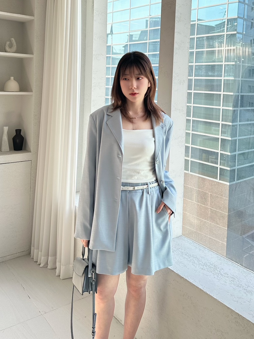 2ND GATE韓國直郵女士新款職業休閑26春夏時尚夾克含腰帶2ND GATE夾克